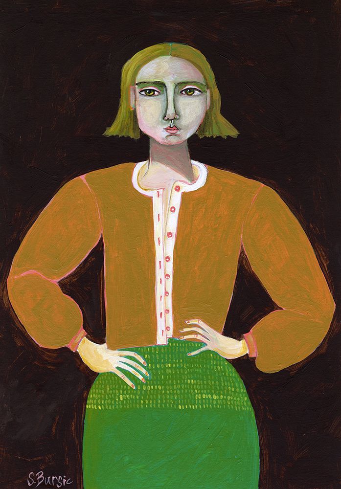 Determined Woman art print by Sharyn Bursic for $57.95 CAD