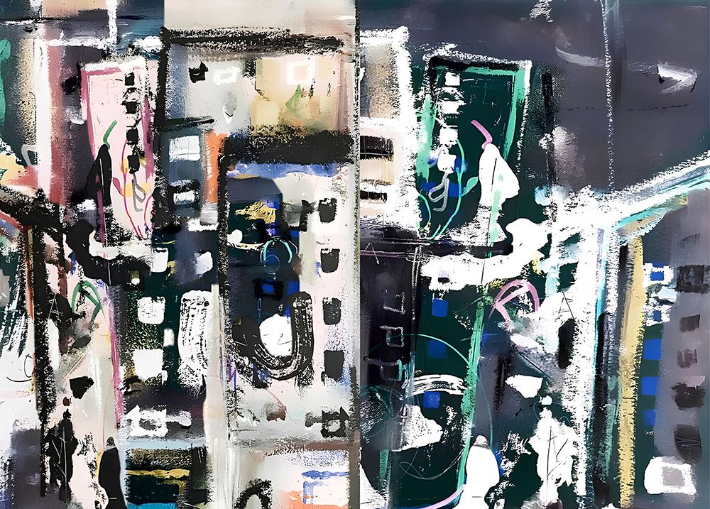 Downtown art print by Stefan Bammert for $57.95 CAD