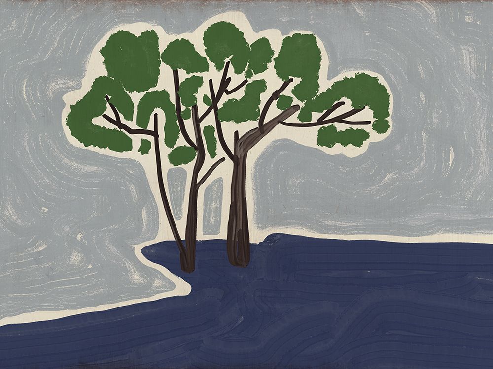 Tree sketch art print by Little Dean for $57.95 CAD