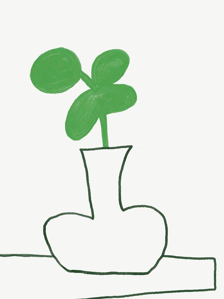Clover on the table art print by Little Dean for $57.95 CAD