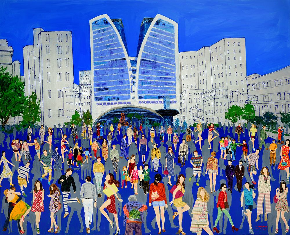 City Life art print by Jukyong Park for $57.95 CAD