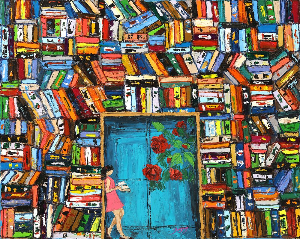 Book Cafe art print by Jukyong Park for $57.95 CAD