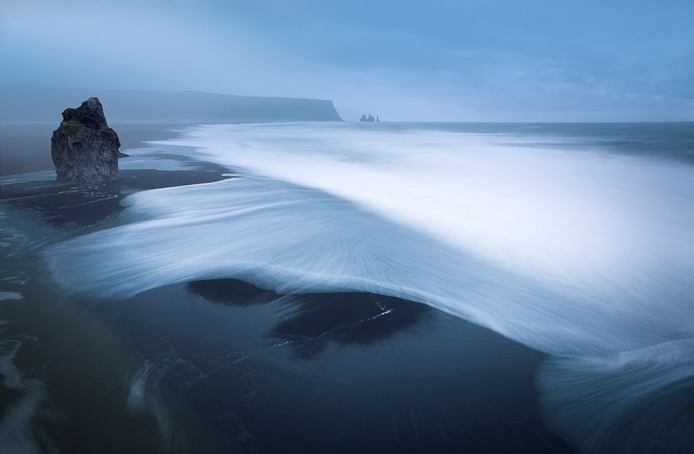 The Black Lava Beach Of Vik art print by Nicolas Schumacher for $57.95 CAD