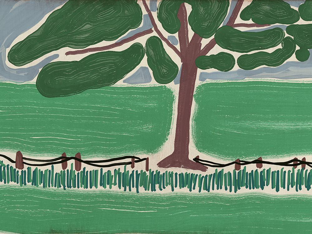 Rain tree art print by Little Dean for $57.95 CAD