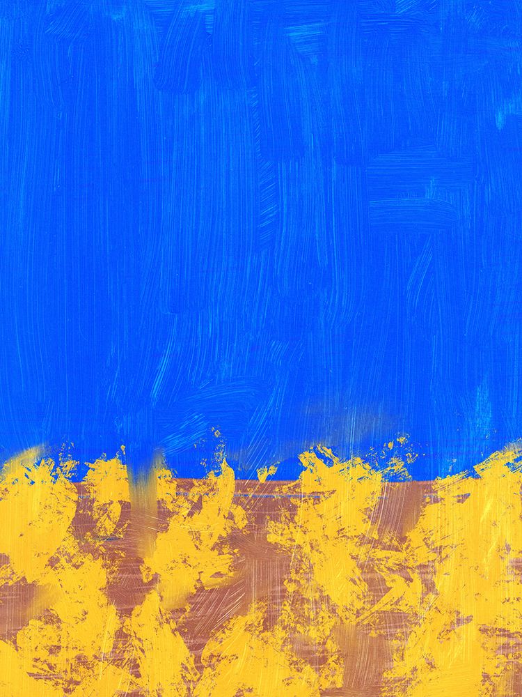 Flower bed abstract art print by Little Dean for $57.95 CAD