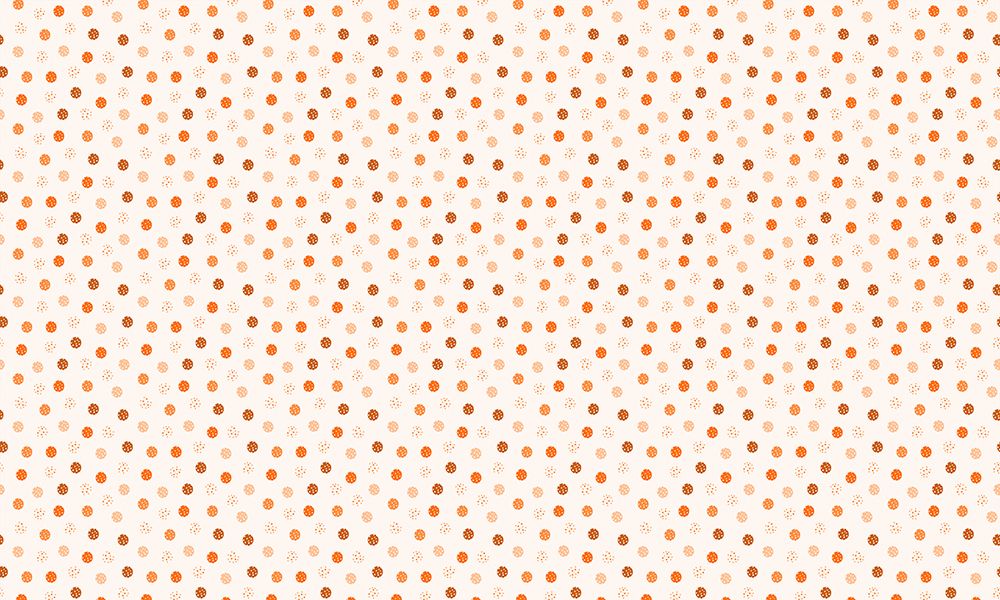 Peachy Dots Peach On Tan art print by Michele Channell for $57.95 CAD