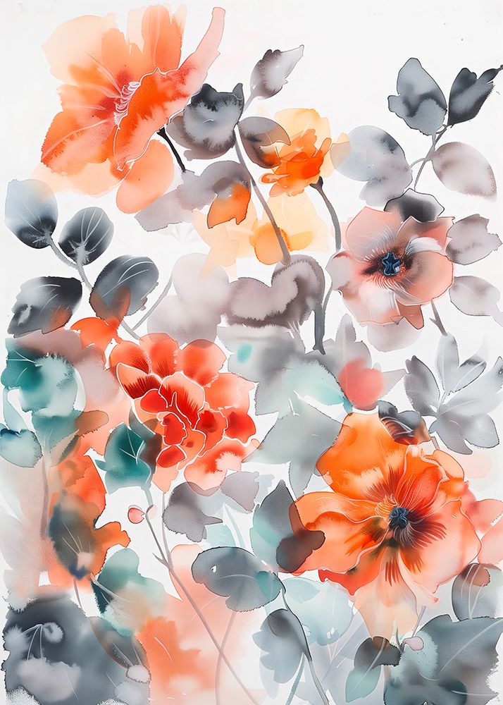 Watercolor Floral No. 2 art print by Andreas Magnusson for $57.95 CAD