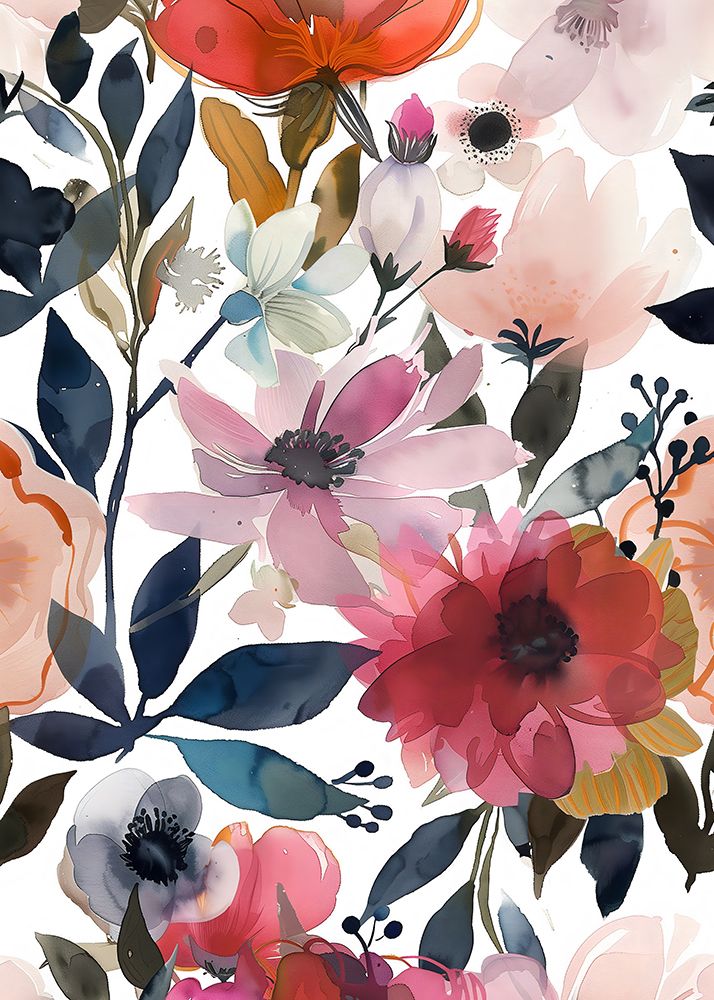 Watercolor Floral No. 5 art print by Andreas Magnusson for $57.95 CAD
