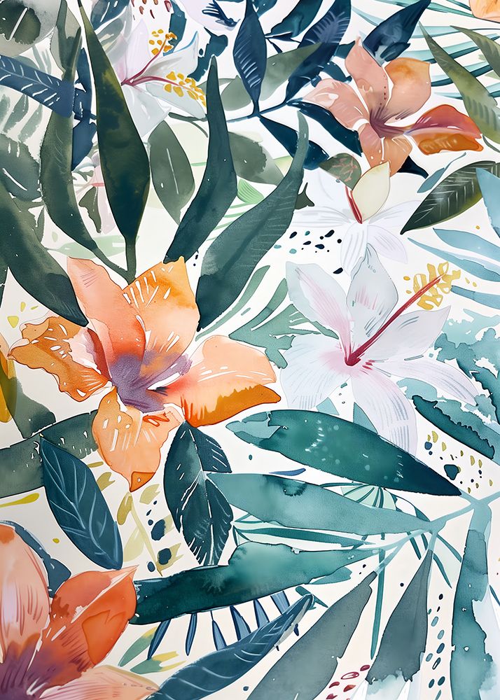 Watercolor Floral No. 9 art print by Andreas Magnusson for $57.95 CAD