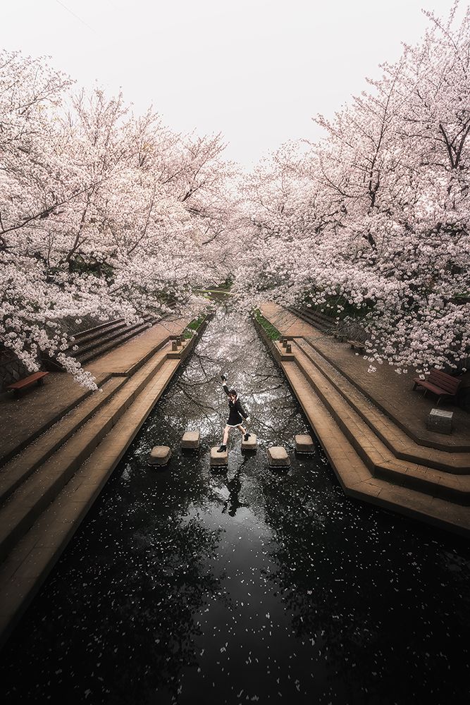 Spring jump art print by I_ha__to for $57.95 CAD