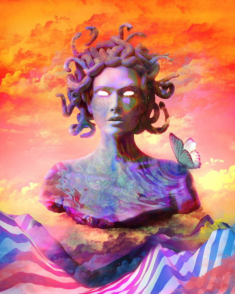 Medusa art print by Halit Benli for $57.95 CAD