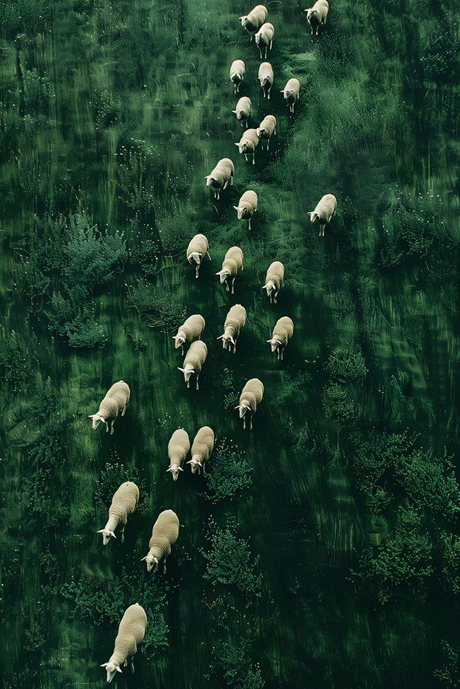 Wanderingsheeps art print by Treechild for $57.95 CAD