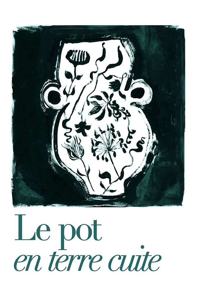 Le Pot De Terre Cuite art print by cartissi for $57.95 CAD