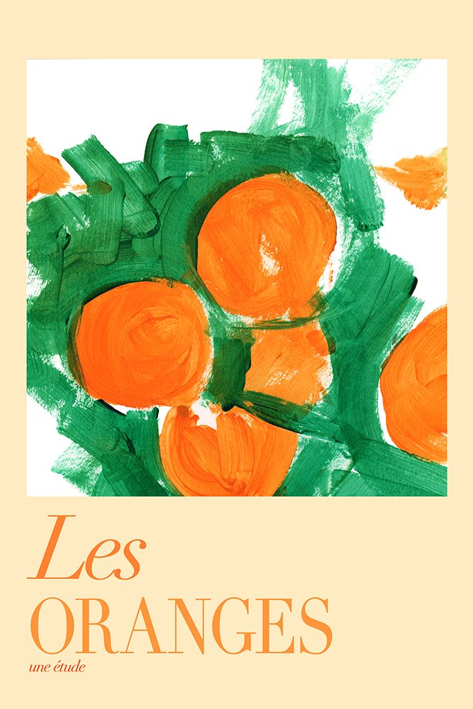 Vibrant Orange Study art print by cartissi for $57.95 CAD