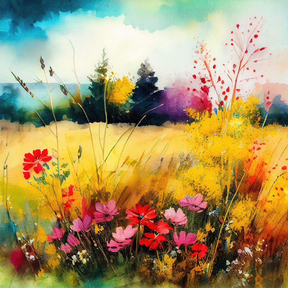 Idyllic Meadow (2) art print by Justyna Jaszke for $57.95 CAD