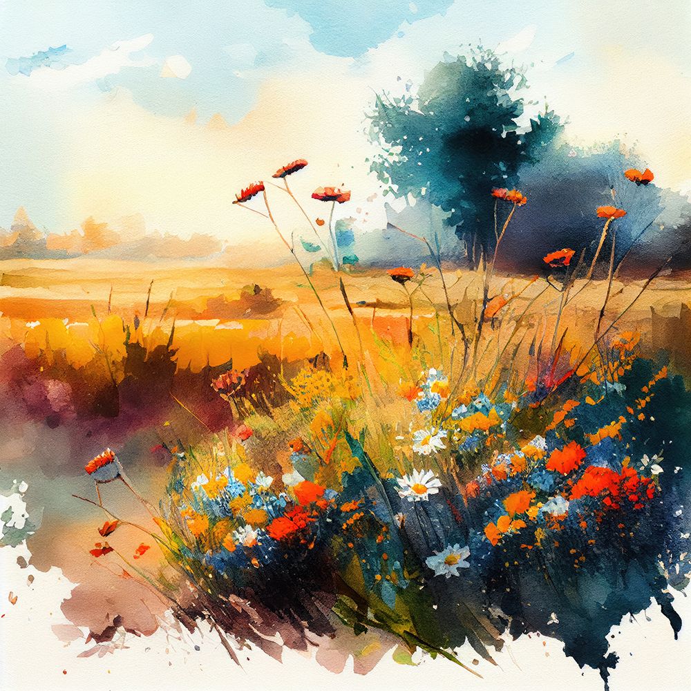 Meadow Nature Art (1) art print by Justyna Jaszke for $57.95 CAD