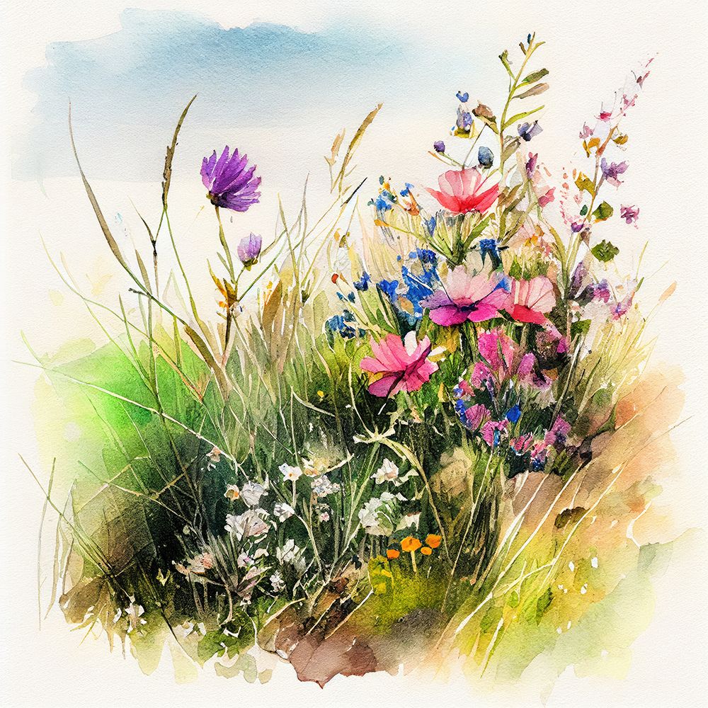Meadow Nature Art (2) art print by Justyna Jaszke for $57.95 CAD