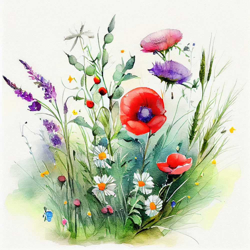 Meadow Nature Art (3) art print by Justyna Jaszke for $57.95 CAD