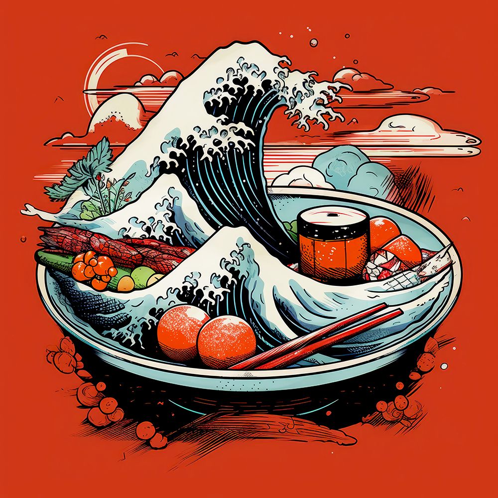 Japan World Illustration (2) art print by Justyna Jaszke for $57.95 CAD