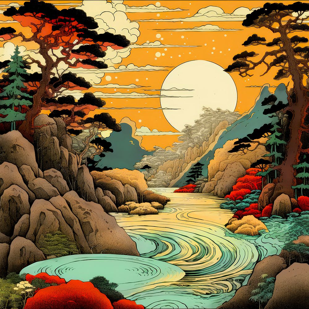 Japan World Illustration (4) art print by Justyna Jaszke for $57.95 CAD