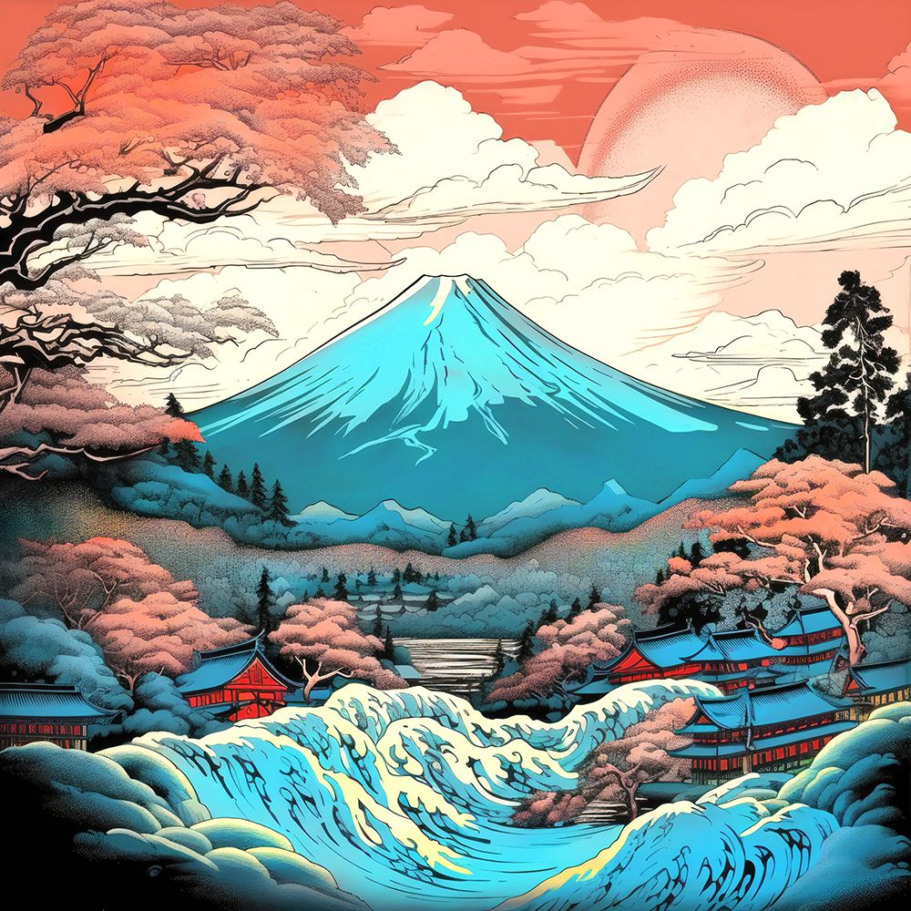 Japan World Illustration (5) art print by Justyna Jaszke for $57.95 CAD