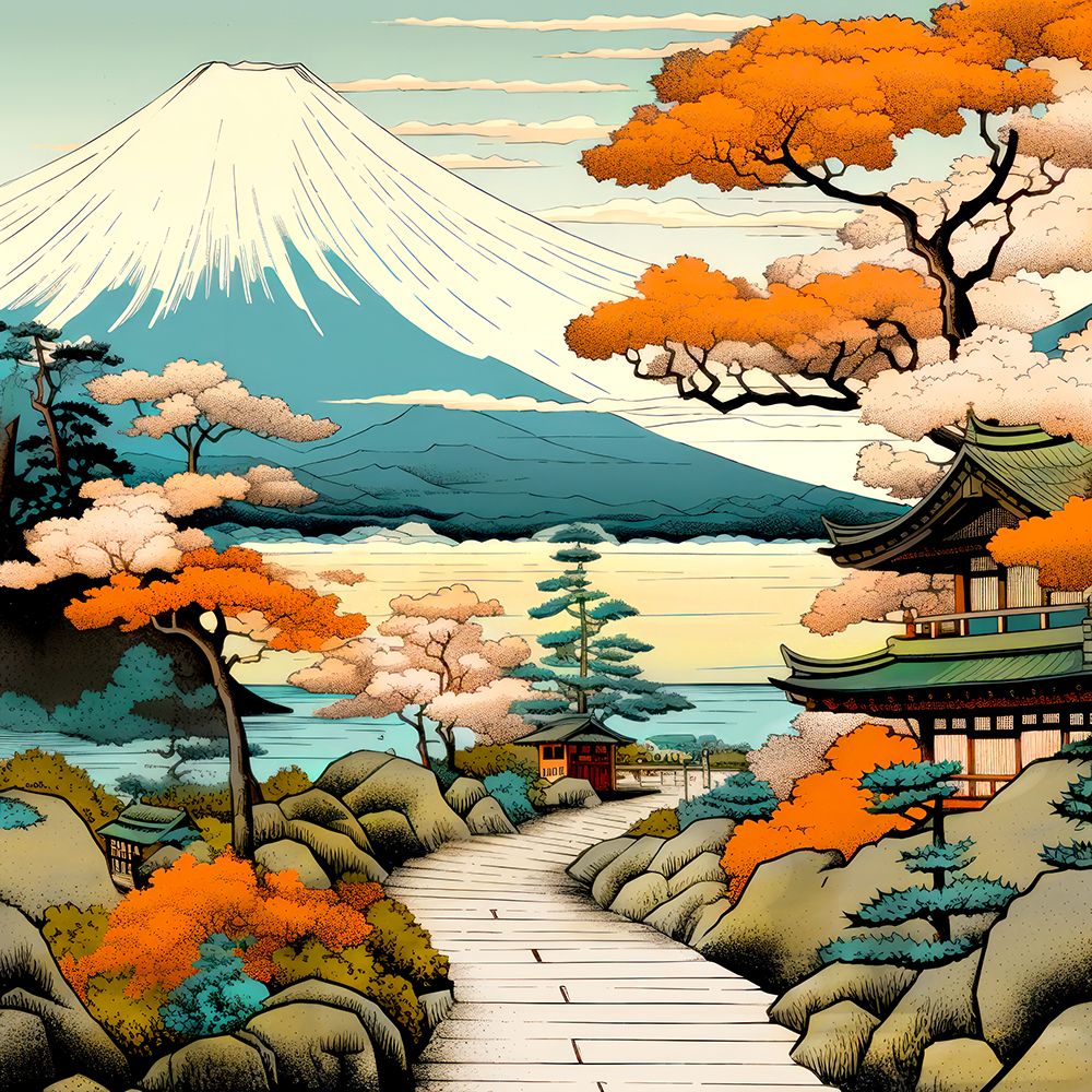 Japan World Illustration (6) art print by Justyna Jaszke for $57.95 CAD