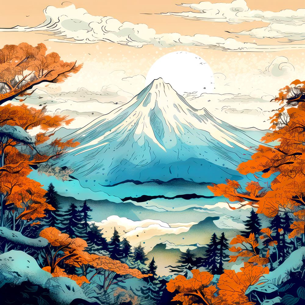 Japan World Illustration (8) art print by Justyna Jaszke for $57.95 CAD