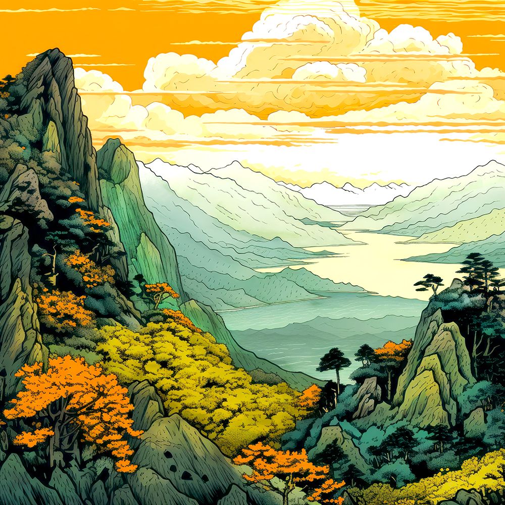 Japan World Illustration (9) art print by Justyna Jaszke for $57.95 CAD