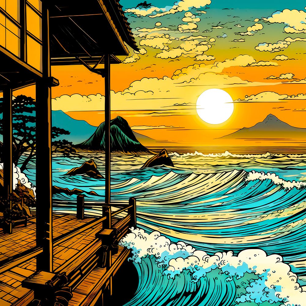 Japan World Illustration (11) art print by Justyna Jaszke for $57.95 CAD