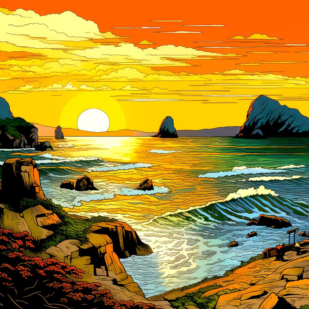 Japan World Illustration (12) art print by Justyna Jaszke for $57.95 CAD