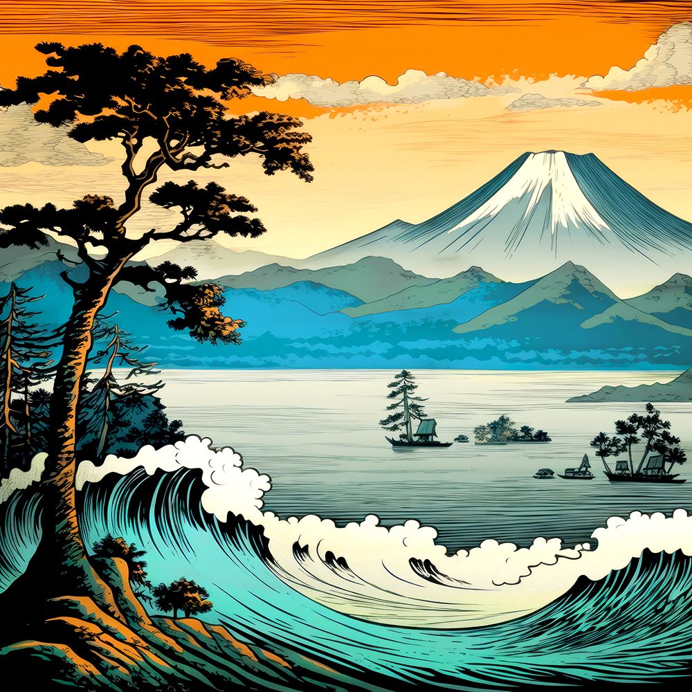 Japan World Illustration (13) art print by Justyna Jaszke for $57.95 CAD