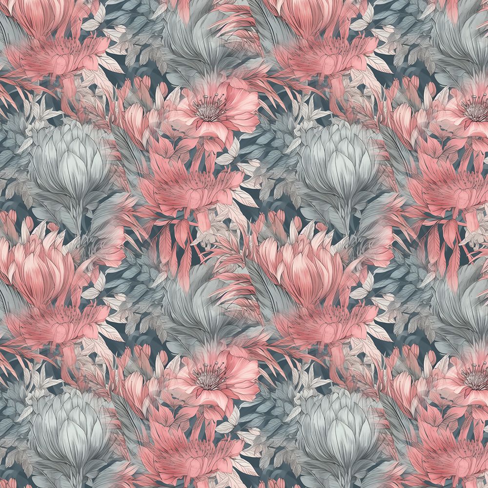 Pattern 17 flowers pastel art print by Justyna Jaszke for $57.95 CAD