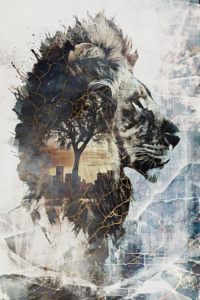 Lion Africa Wild Animal Vintage Illustration Art 04 art print by Rafal Kulik for $57.95 CAD
