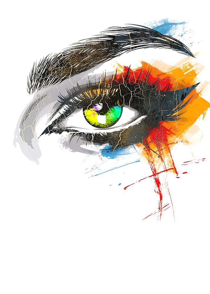 Woman Face Beautiful Illustration Art 06 art print by Rafal Kulik for $57.95 CAD