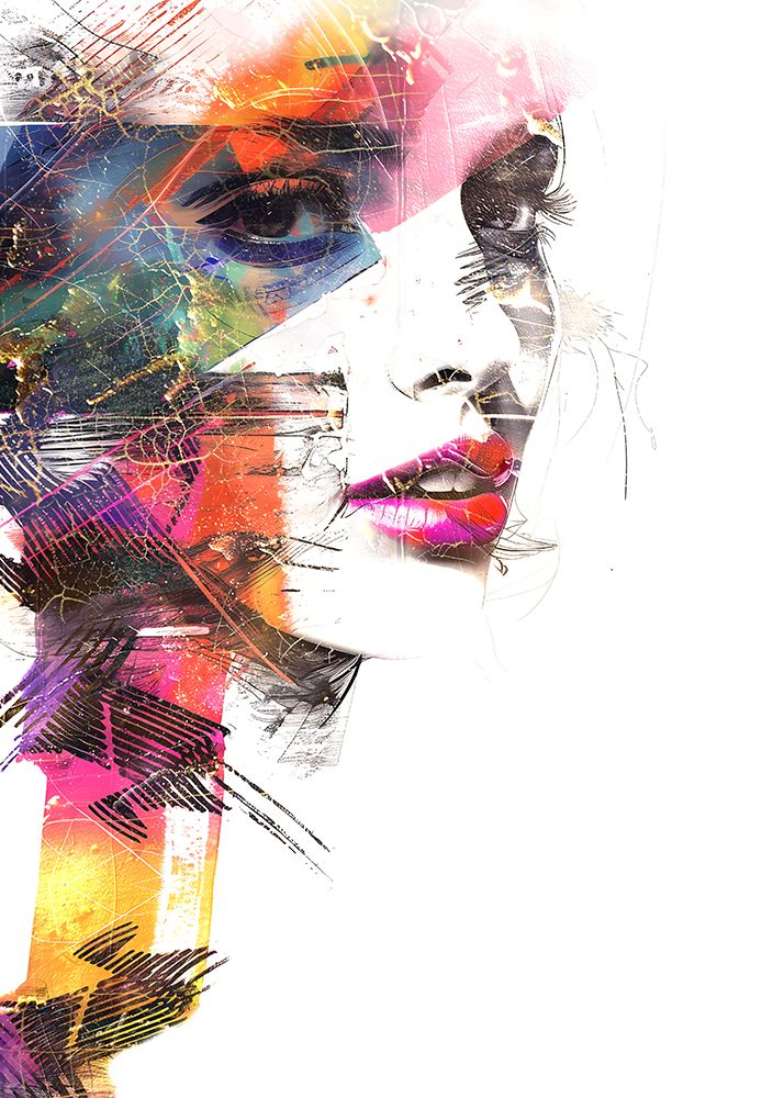 Woman Face Beautiful Illustration Art 07 art print by Rafal Kulik for $57.95 CAD