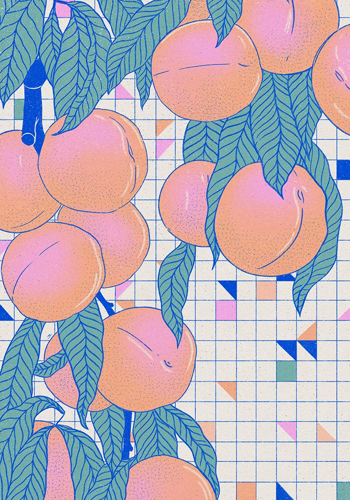 Peaches art print by Ada Jarzebowska for $57.95 CAD