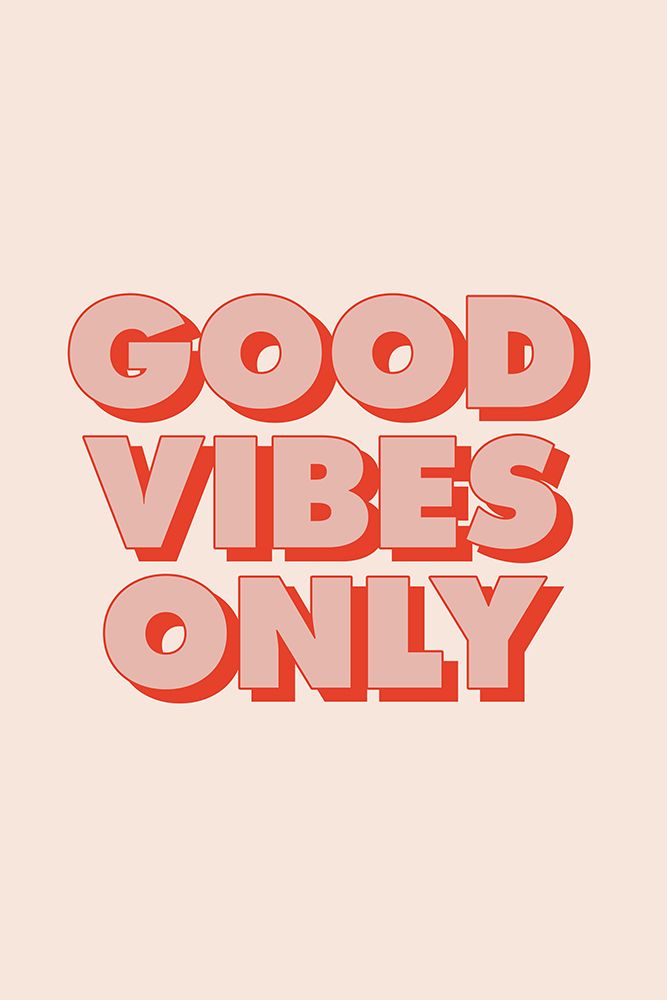 Good Vibes Only F7e6db art print by Brett Wilson for $57.95 CAD
