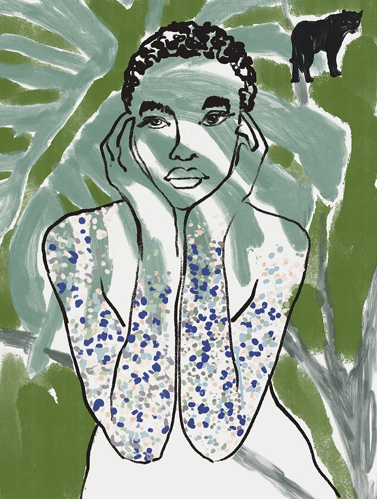 Jungle Zone art print by Beate Tubach for $57.95 CAD