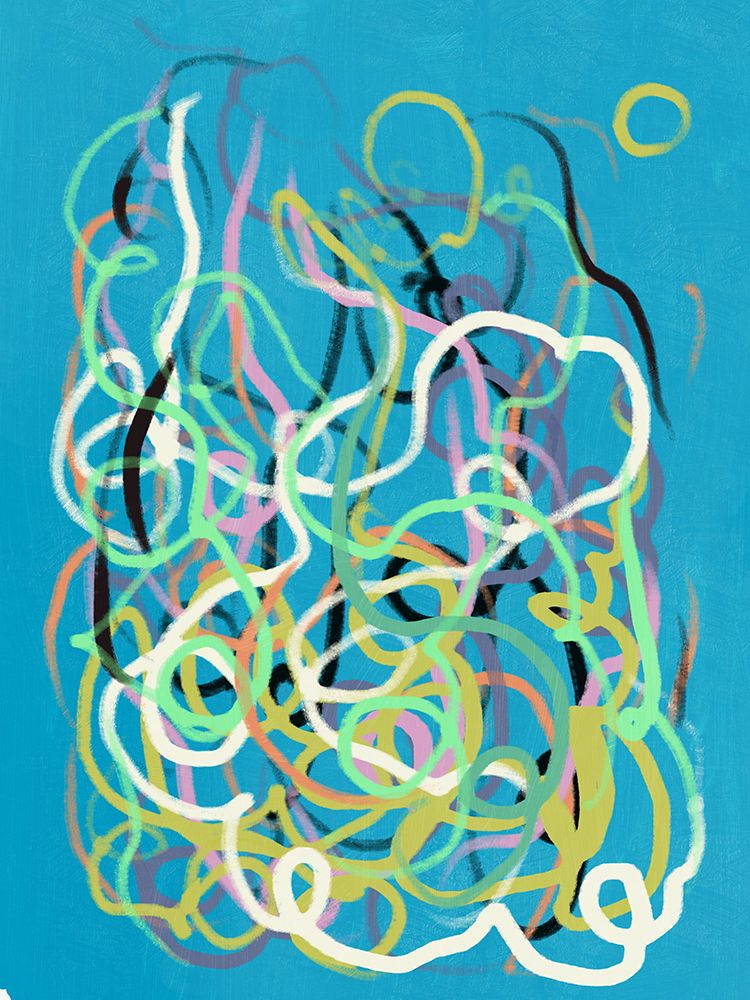 Line art flames art print by Little Dean for $57.95 CAD