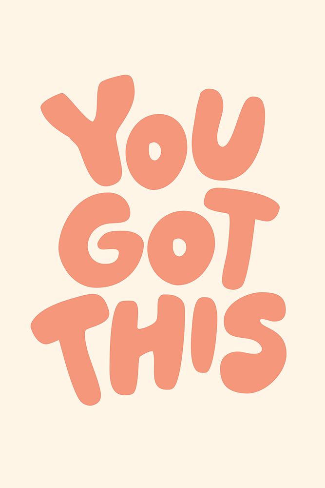 You Got This Pantone Peach Fuzz Pictufy Collection art print by Brett Wilson for $57.95 CAD