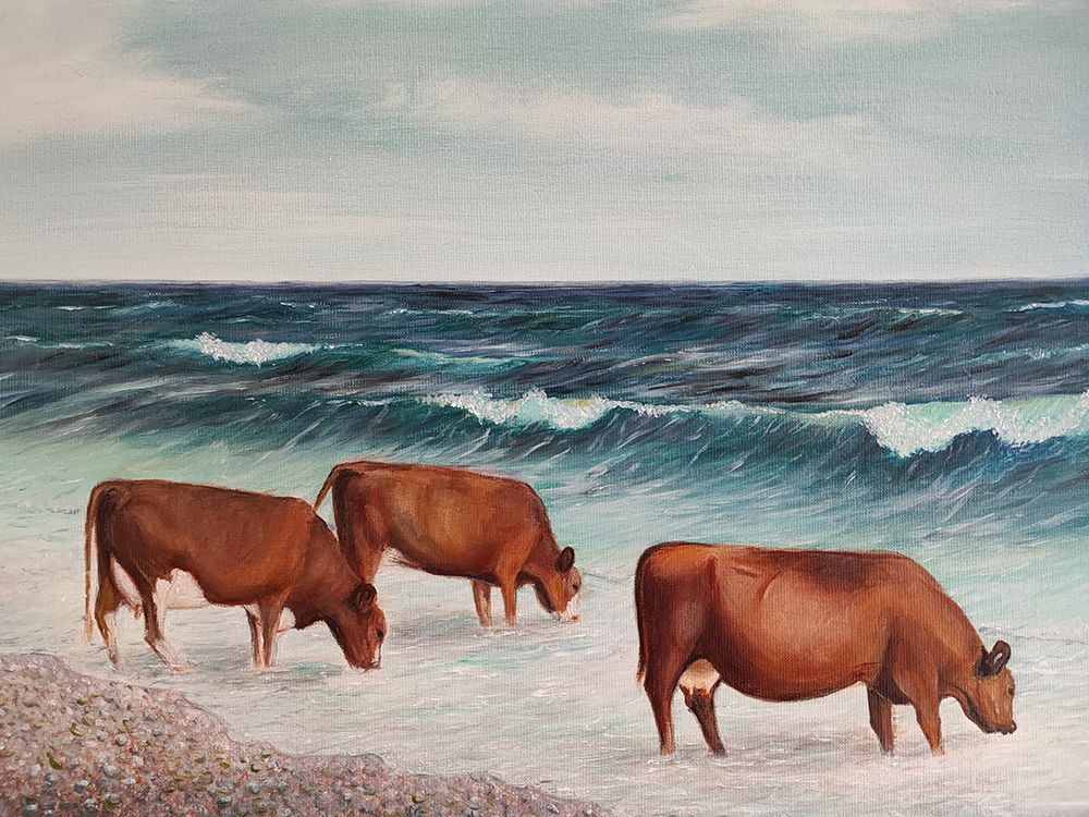 Cows of Österlen art print by Annette Armitage for $57.95 CAD