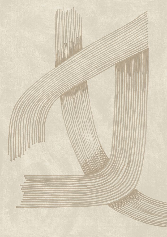 Abstract Sophisticated Line 01 art print by Lucrecia Caporale for $57.95 CAD