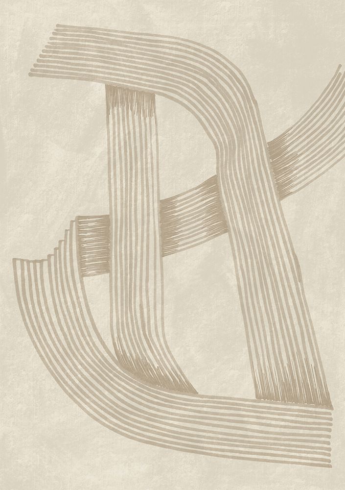 Abstract Sophisticated Line 02 art print by Lucrecia Caporale for $57.95 CAD