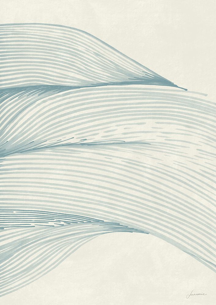 Ocean in lines 01 art print by Lucrecia Caporale for $57.95 CAD