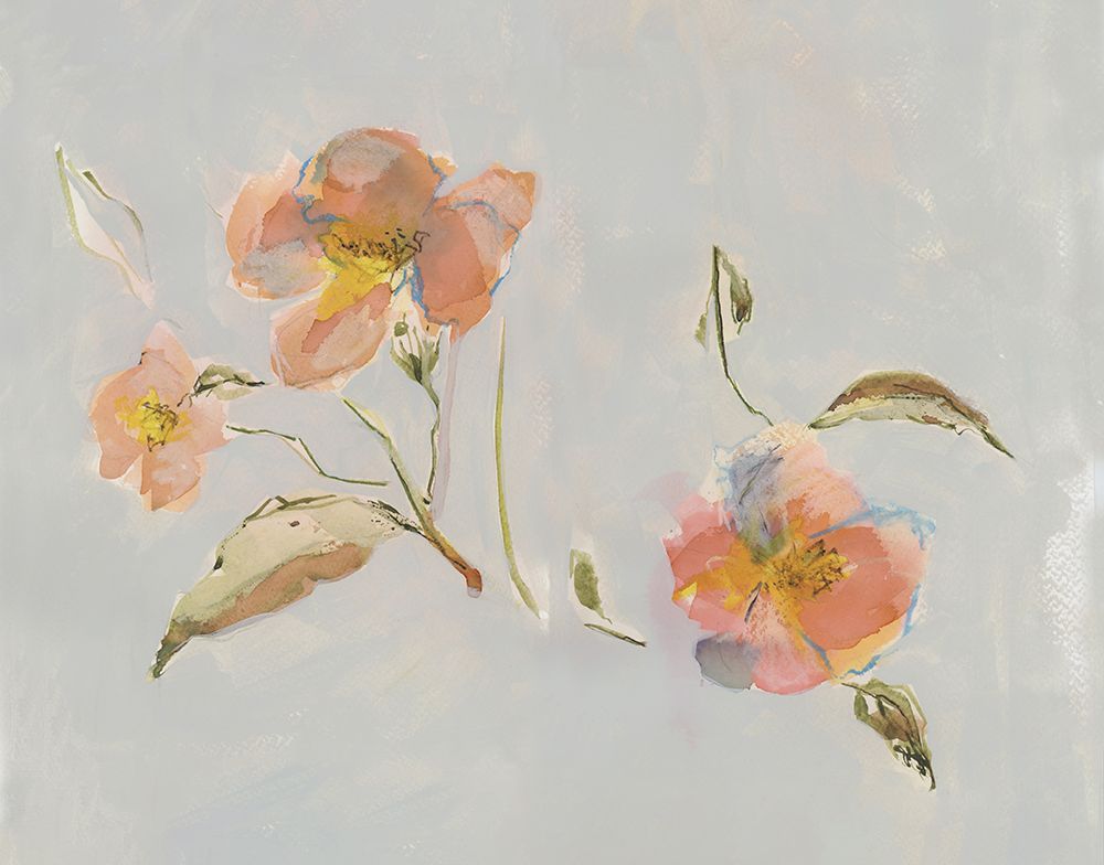 Botanical Antique flowers 02 art print by Lucrecia Caporale for $57.95 CAD