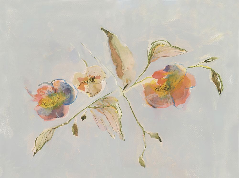 Elegant Antique Flowers 01 art print by Lucrecia Caporale for $57.95 CAD