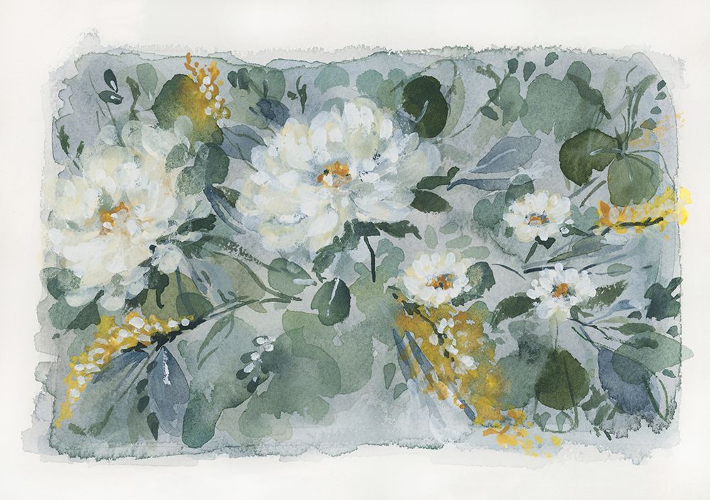 White Bouquet art print by Lucrecia Caporale for $57.95 CAD