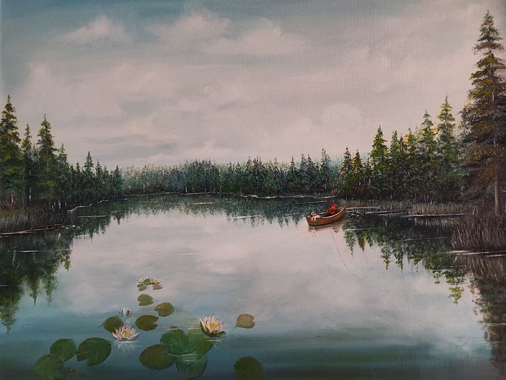 Early morning art print by Annette Armitage for $57.95 CAD