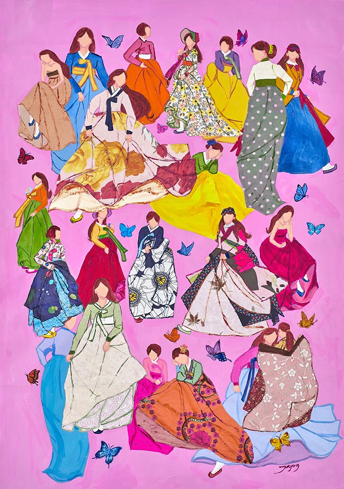 Woman in Dresses art print by Jukyong Park for $57.95 CAD