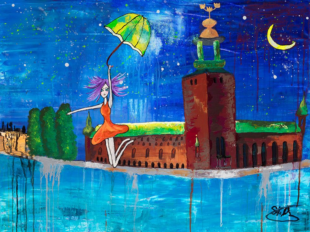 Stadshuset art print by Sofia Toborg for $57.95 CAD